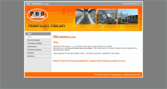 Desktop Screenshot of pbscontract.cz